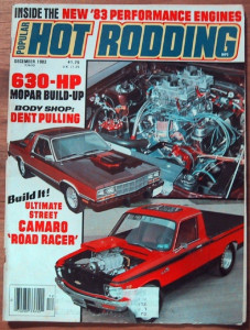 POPULAR HOT RODDING 1982 DEC - GSS CAMAROS, GLIDDEN's DRIVER
